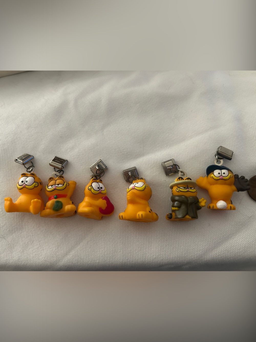 Garfield add a Charm link Bracelet Set of 6